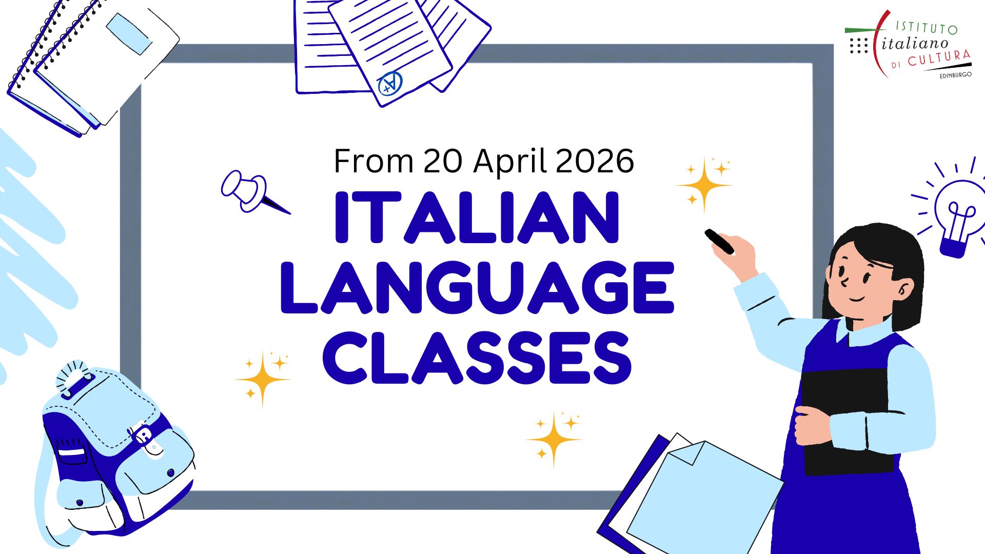 IIC Edimburgo corsi aprile 2026