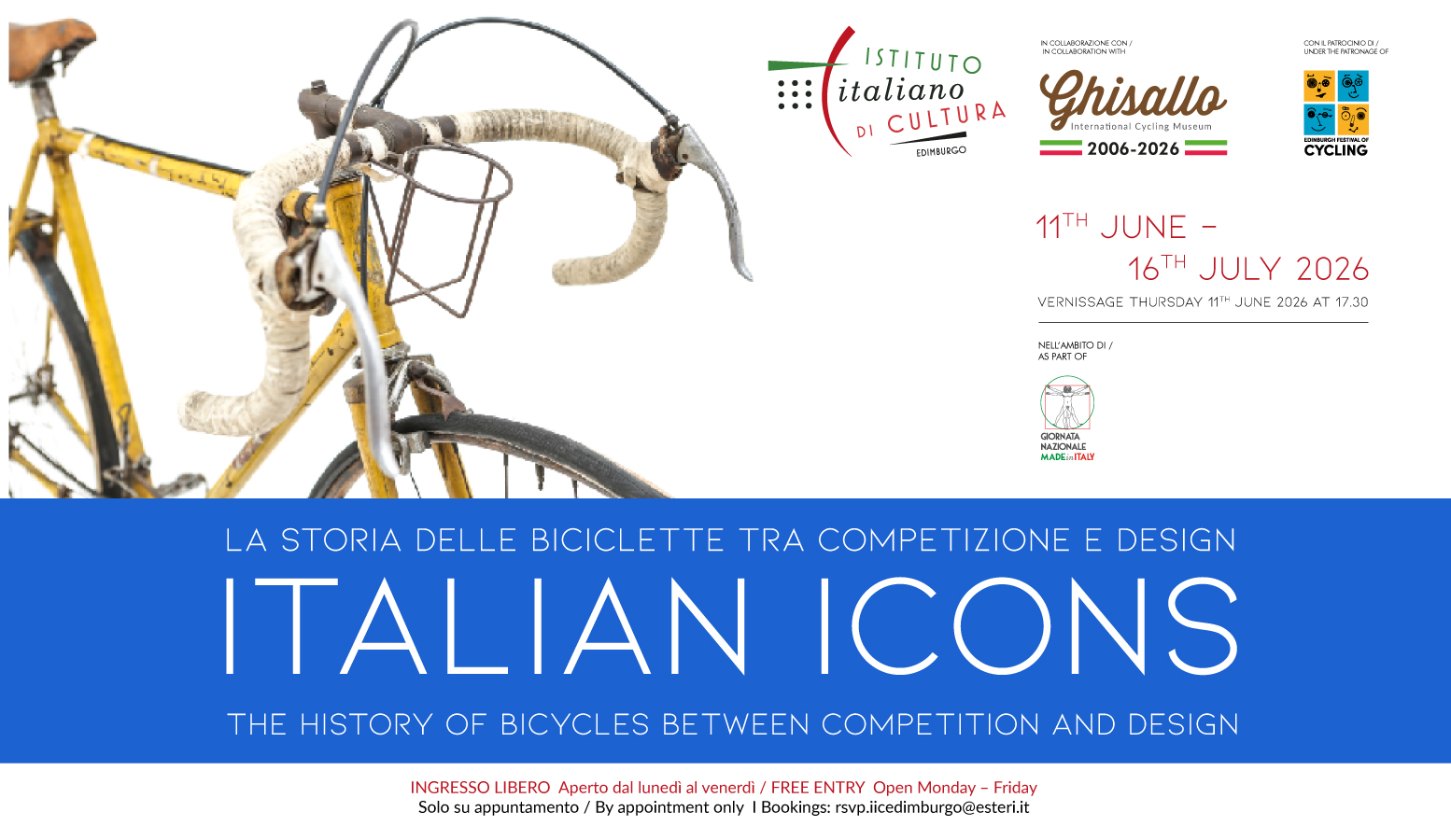 Italian Icons – The history of bicycles between competition and design