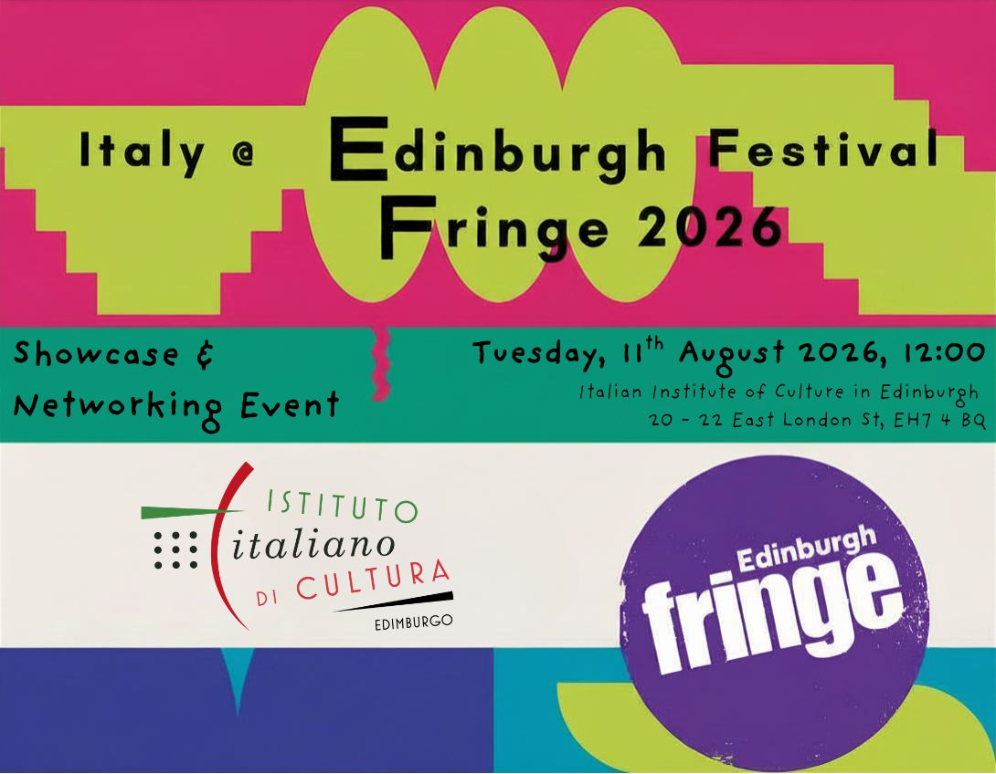 Italy @ Edinburgh Festival Fringe 2026: Showcase & Networking Event
