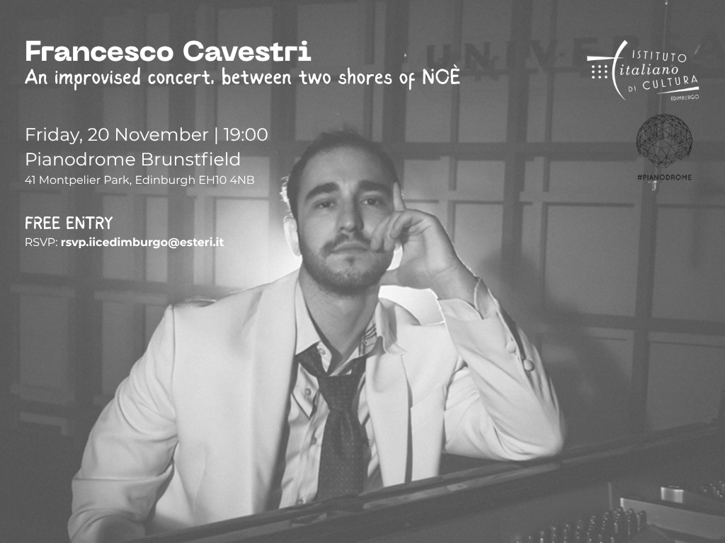 Francesco Cavestri Pianodrome Edinburgh 2026